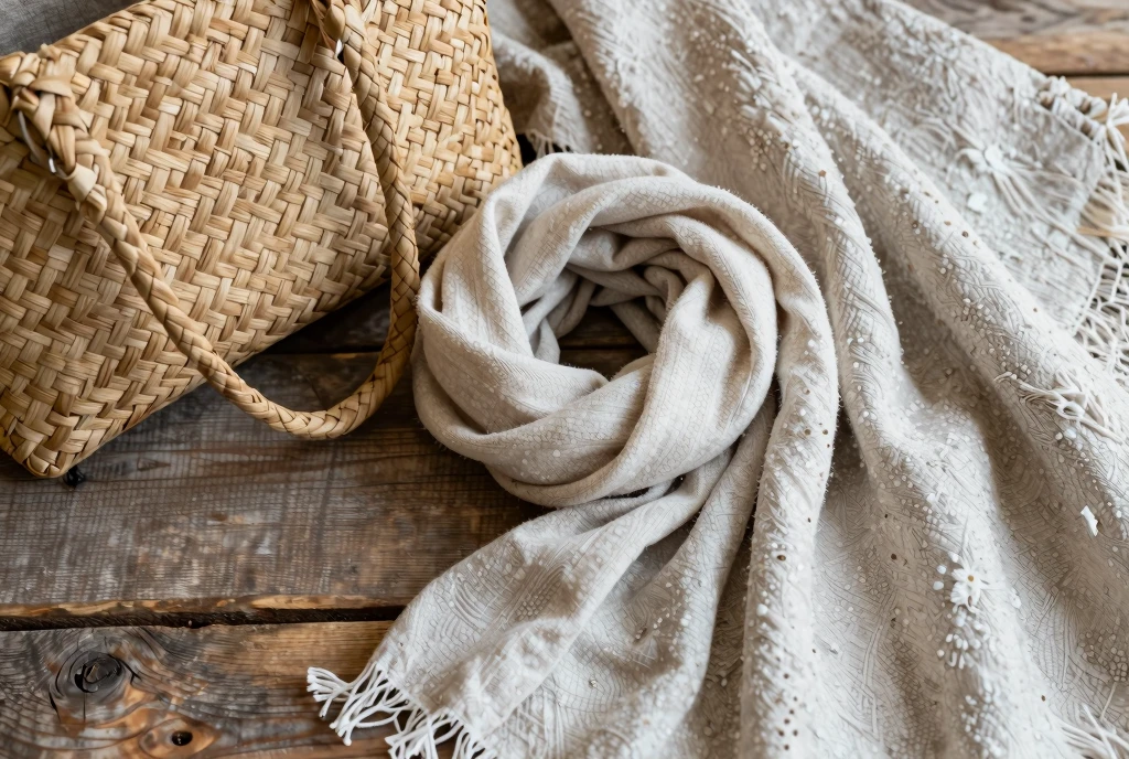 Natuurlijk linnen accessoires